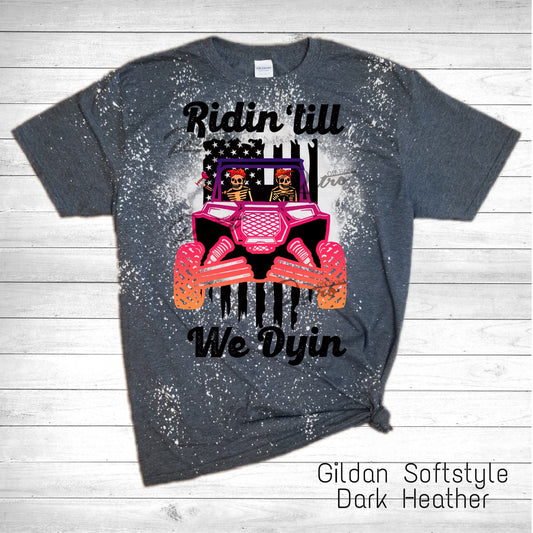 rzr girl shirt, sxs shirt, ride till you die, off-road tee, bleach tee