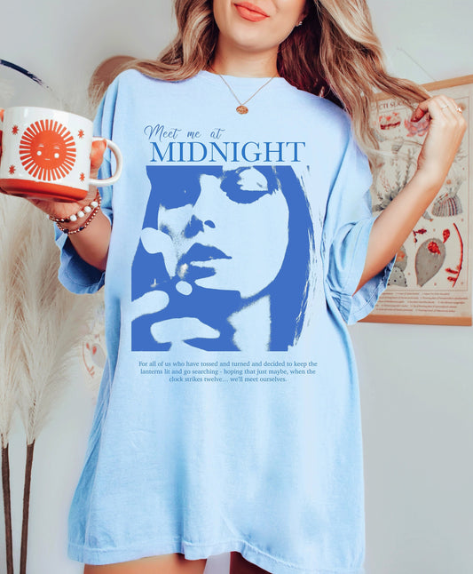 Midnights album 2022 comfort colors tee, Taylor swiftie Merch, Taylor's version tee, Anti-Hero Tee, TS Merch, double sided tee